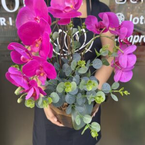 Orquídeas arranjo artificial