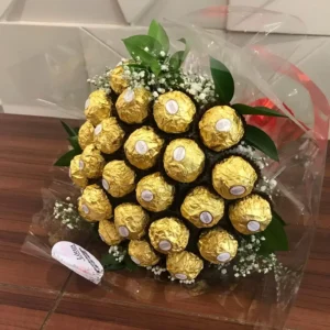 Buquê de Ferrero Rocher