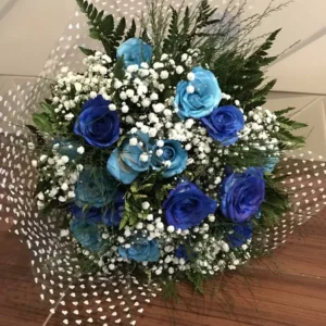 Buquê Rosas azuis